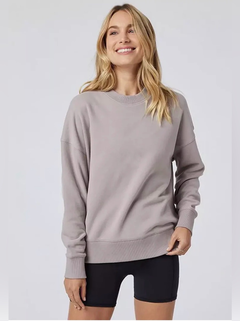 Vuori Sedona Weekender Sweatshirt Small Light Purple| Oversized Cozy| Minimalist